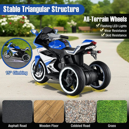 Kids Ride on 6V Battery Powered Motorcycle