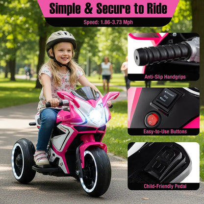 Kids Ride on 6V Battery Powered Motorcycle