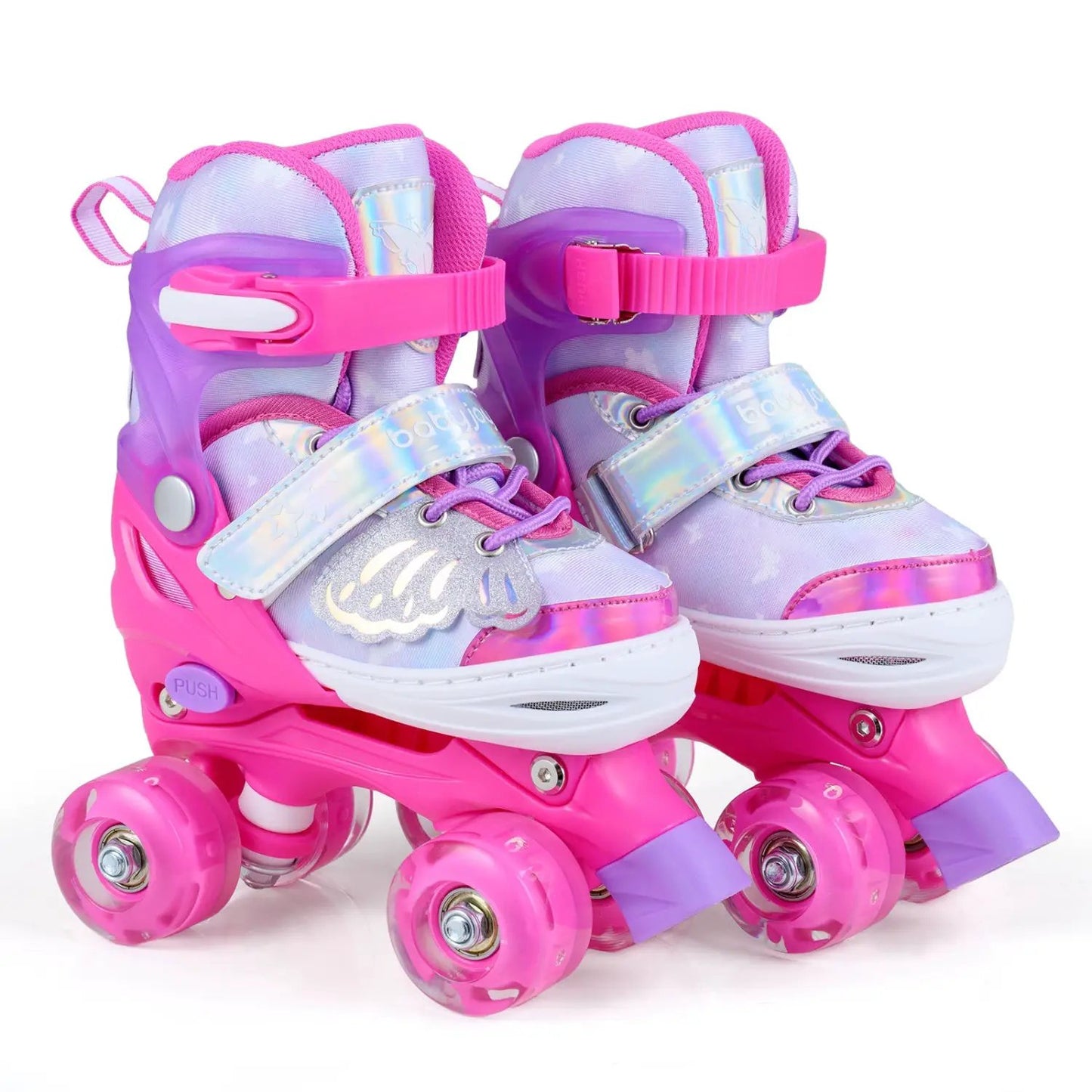 Kids Roller Skates Ages 5 7 Bright Lights