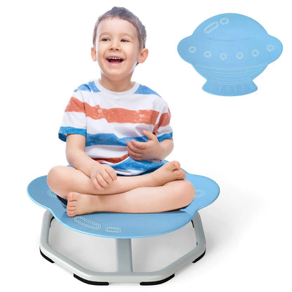 Kids Sensory Swivel Chair 360 Spin with Base