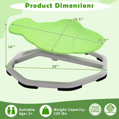 Kids Sensory Swivel Chair 360 Spin with Base