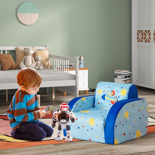 3 in 1 Convertible Flip Open Kids Sofa for Nap Play Sleep - Tampa Home & Garden Store