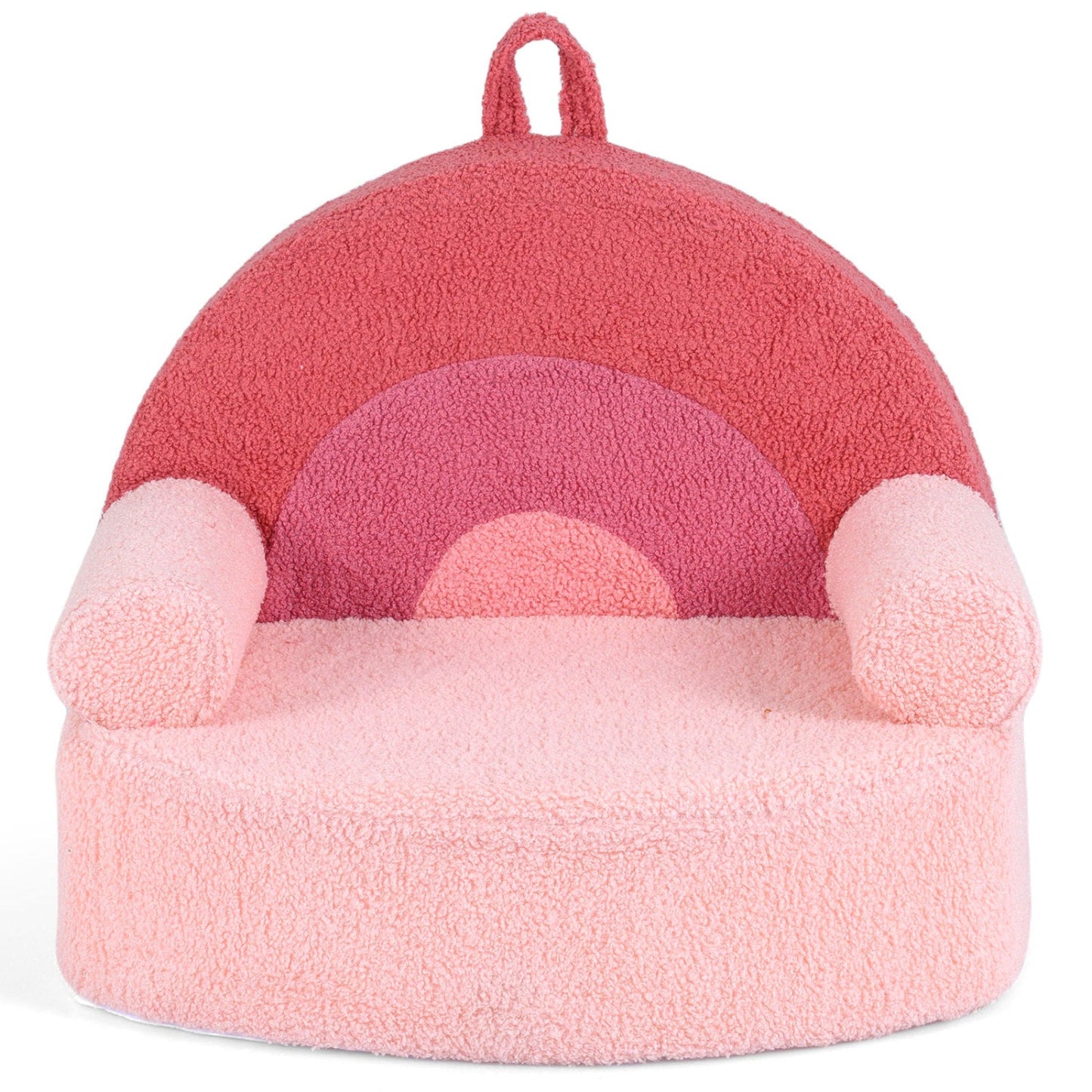 Kids Sofa Toddler Foam Couch with Soft Fleece Fabric Cover