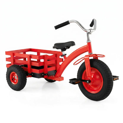 Kids Tricycle With 15-Inch Inflatable Rubber Tires