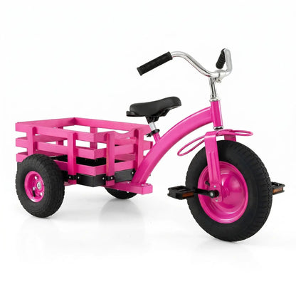Kids Tricycle With 15-Inch Inflatable Rubber Tires