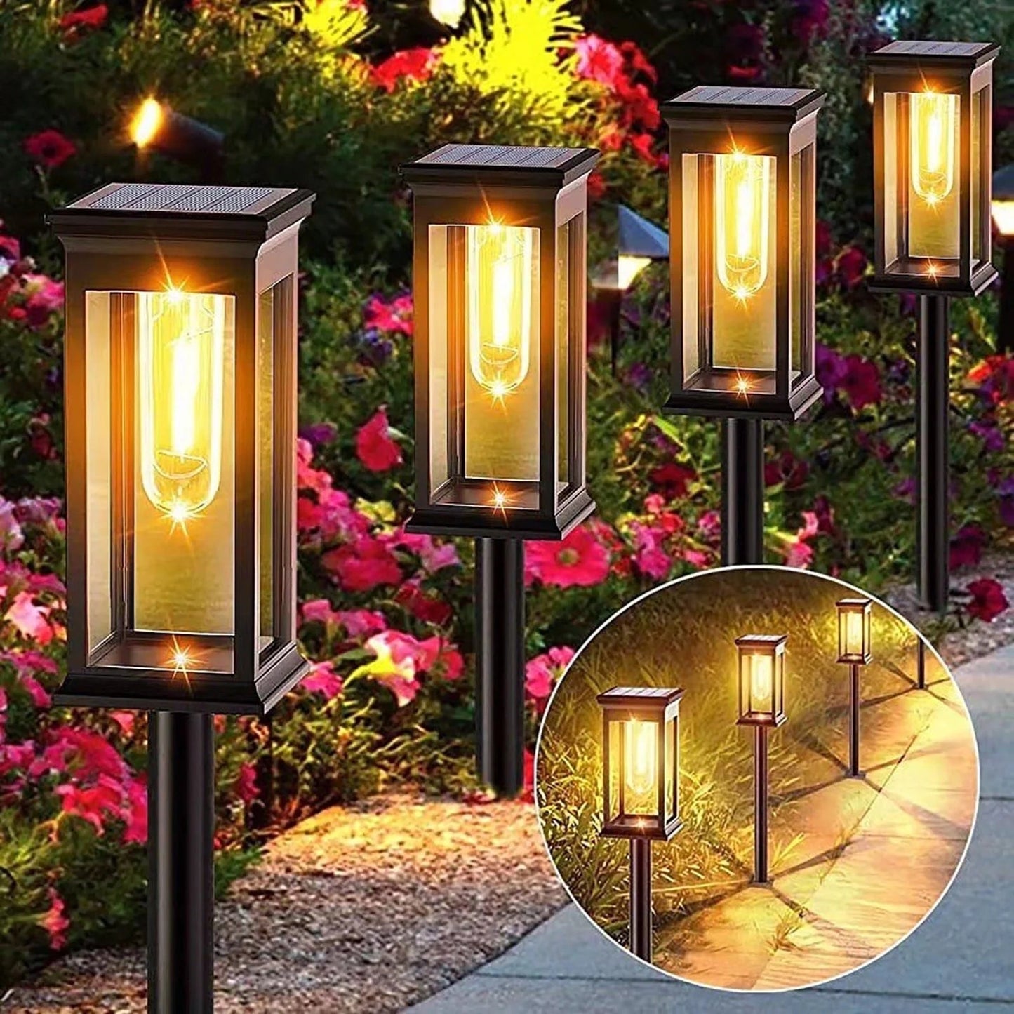 ☀️ Kidsjoy Solar Pathway Lights – 6 Pack - Tampa Home & Garden Store