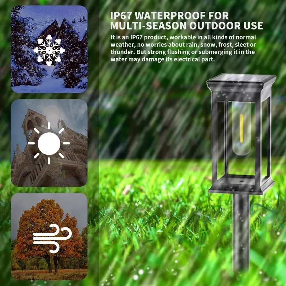 ☀️ Kidsjoy Solar Pathway Lights – 6 Pack - Tampa Home & Garden Store