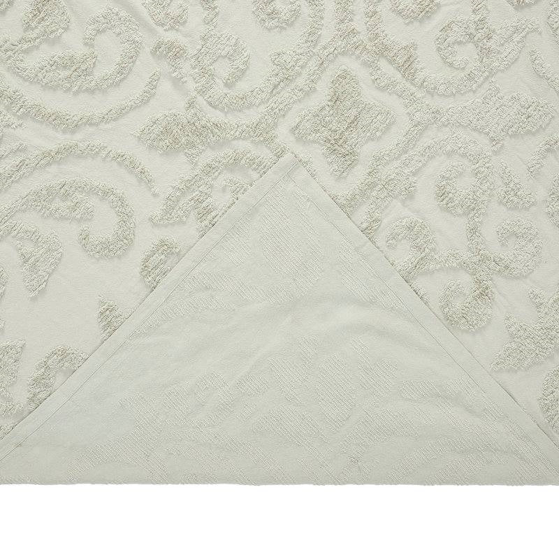 King Size 100-Percent Cotton Chenille 3-Piece Coverlet Bedspread Set in Sage - Tampa Home & Garden Store