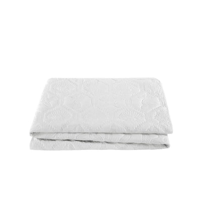 King size Coastal Beach Seashells Starfish Sea Horse White 3-Piece Quilt Set - Tampa Home & Garden Store