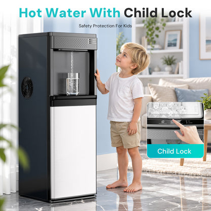 Fontaine à eau Kismile avec machine à glaçons WD5815 