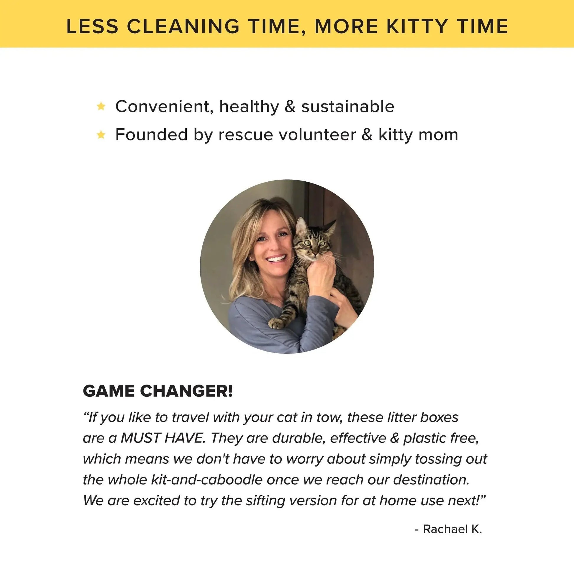 Kitty Sift Eco-Friendly Disposable Litter Box – Breathable, Odor-Reducing, Reusable & Biodegradable – Made from 100% Recycled Cardboard - Tampa Home & Garden Store