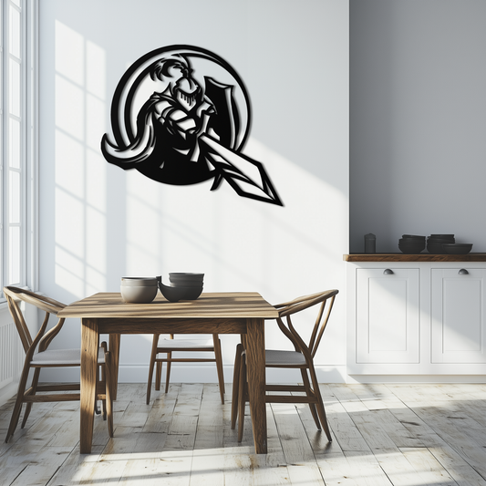 Knight Metal Wall Art - Medieval Warrior Wall Decor - KAF089 - Tampa Home & Garden Store