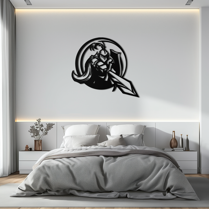 Knight Metal Wall Art - Medieval Warrior Wall Decor - KAF089 - Tampa Home & Garden Store