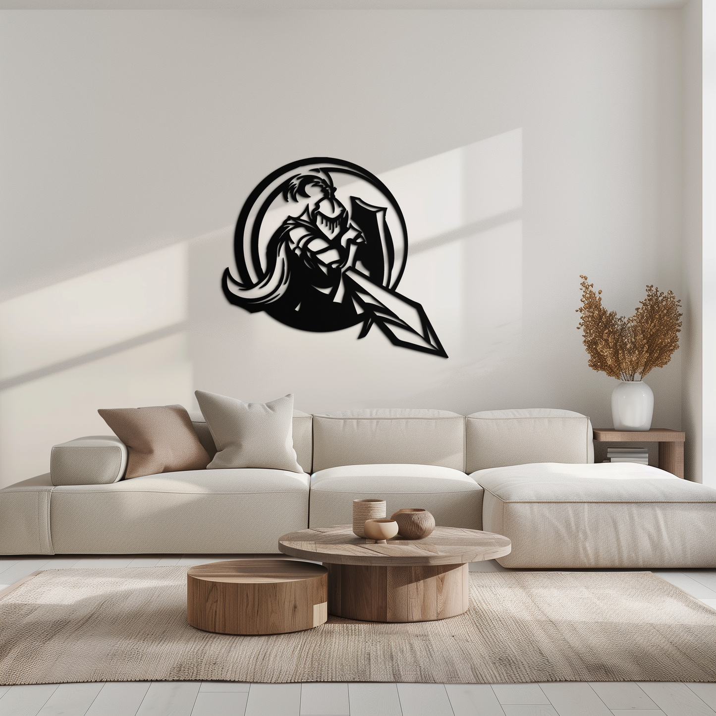 Knight Metal Wall Art - Medieval Warrior Wall Decor - KAF089 - Tampa Home & Garden Store