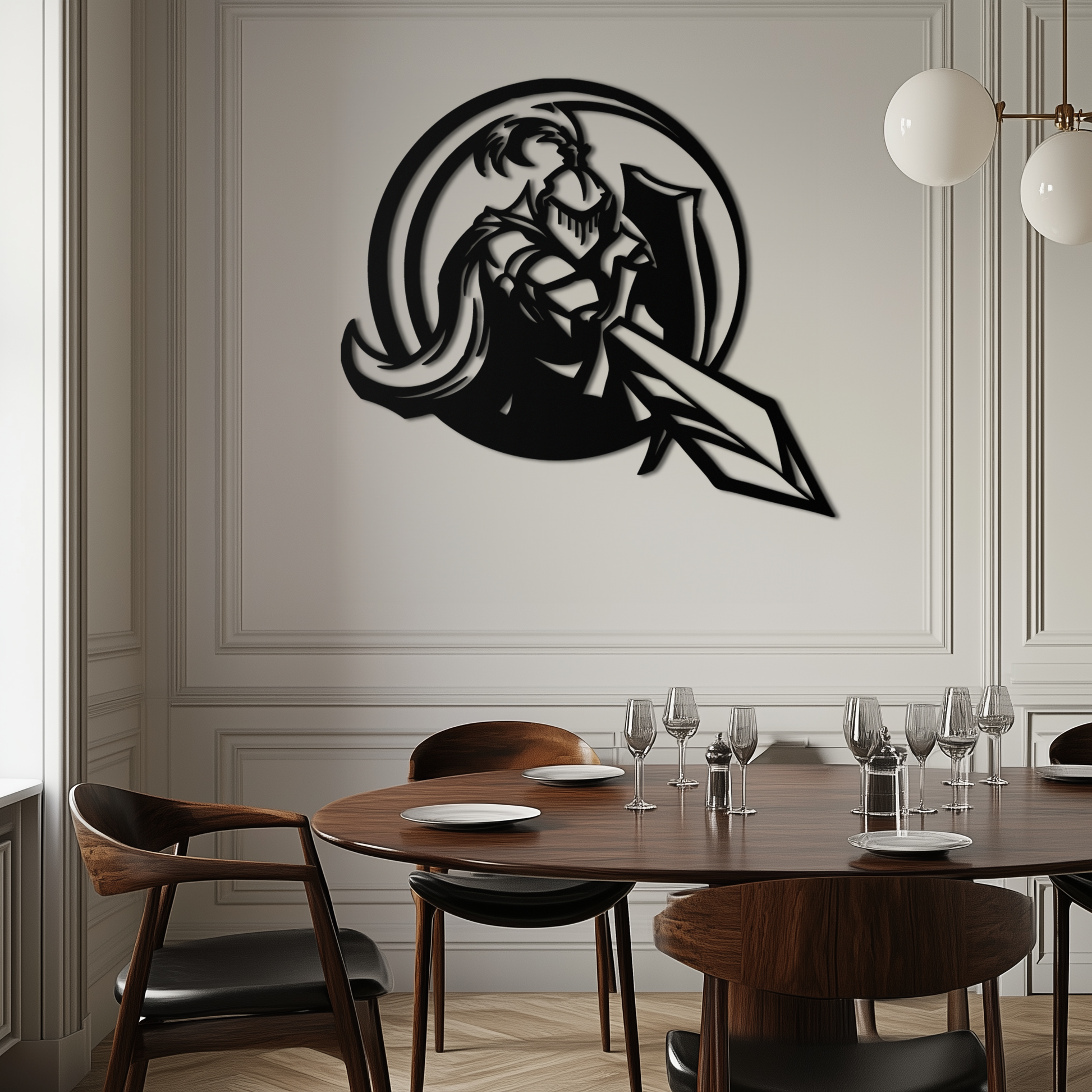 Knight Metal Wall Art - Medieval Warrior Wall Decor - KAF089 - Tampa Home & Garden Store