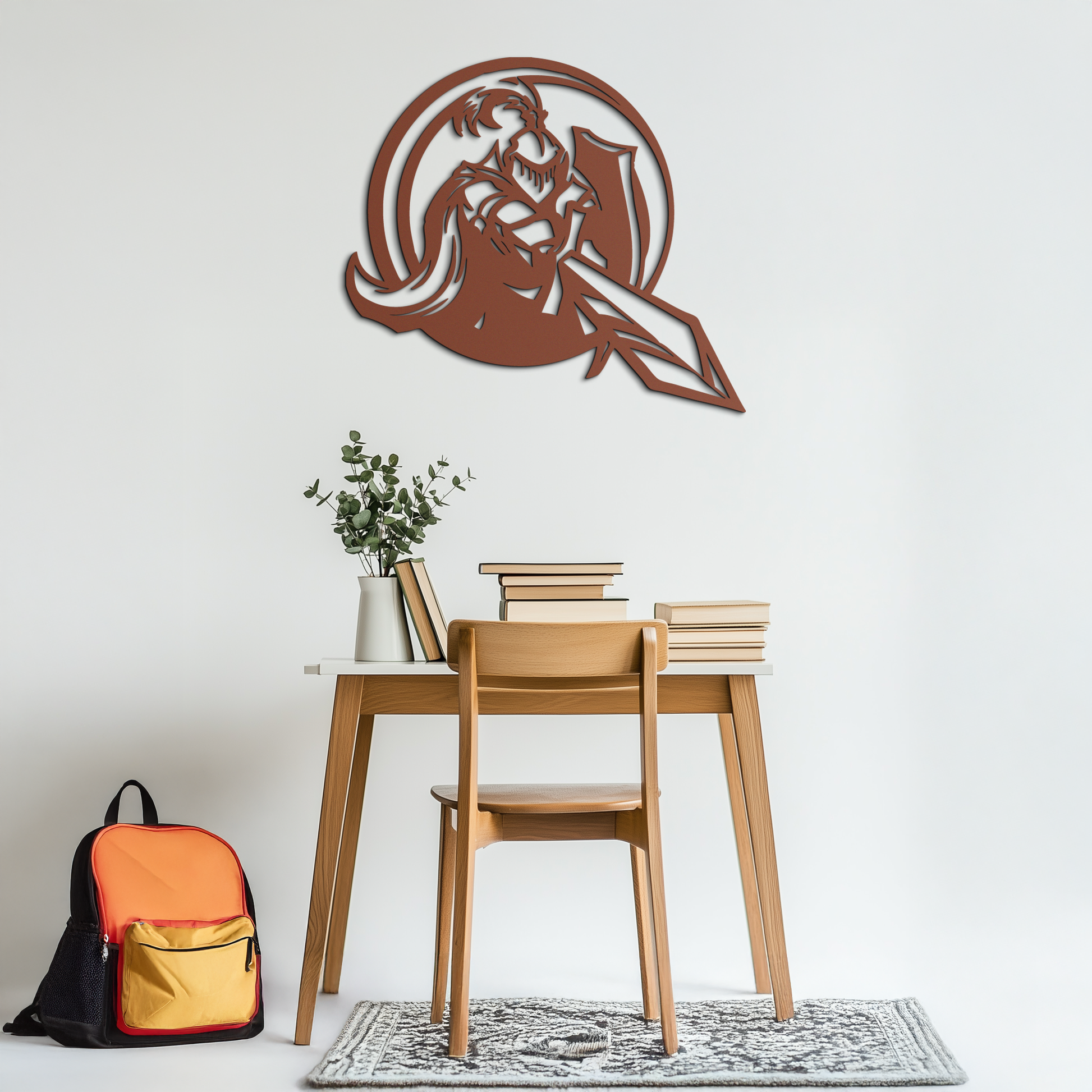Knight Metal Wall Art - Medieval Warrior Wall Decor - KAF089 - Tampa Home & Garden Store
