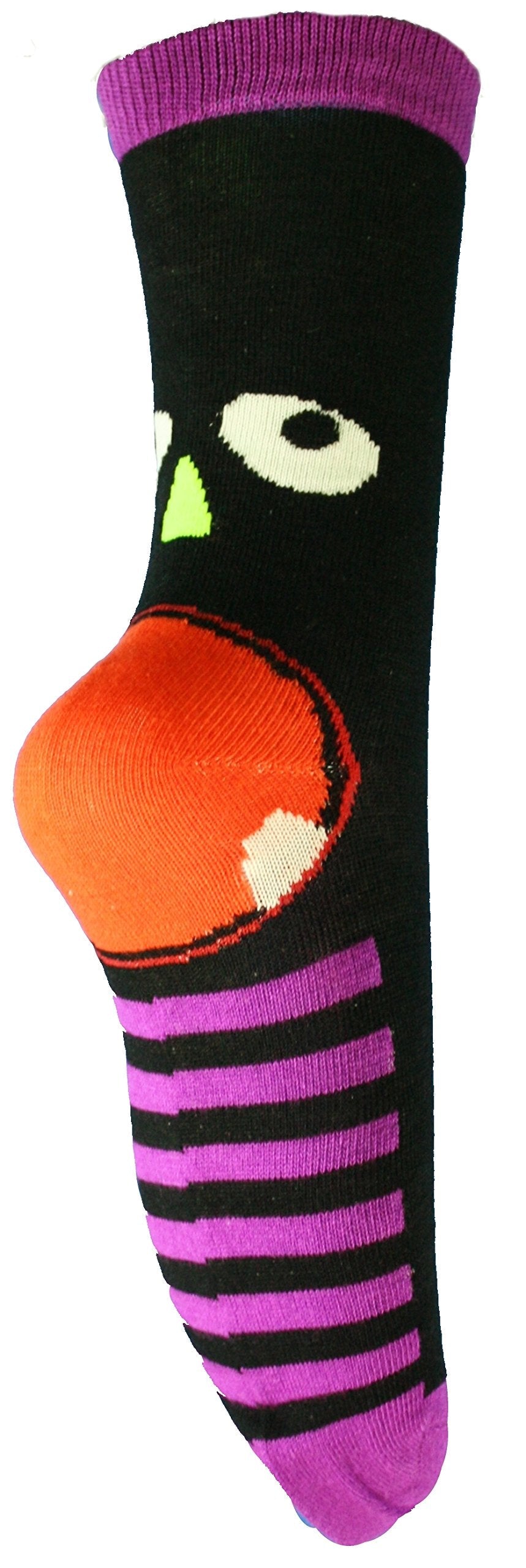 Knit Monster Face Socks - Green - Tampa Home & Garden Store