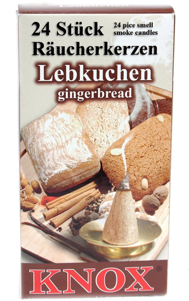 Knox German Scented Incense Cones (Pack Of 24) - Gingerbread - Tampa Home & Garden Store