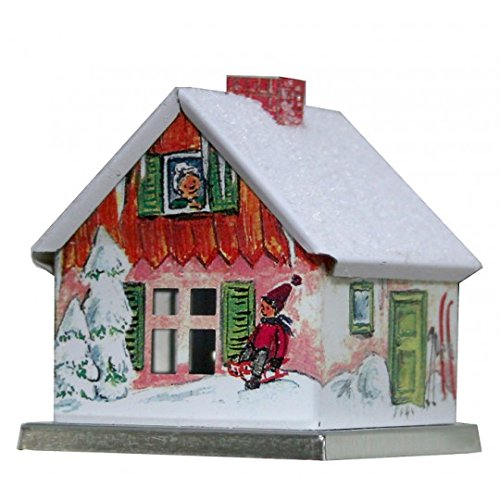 Knox Metal Incense Smoker House - Yellow House - Tampa Home & Garden Store