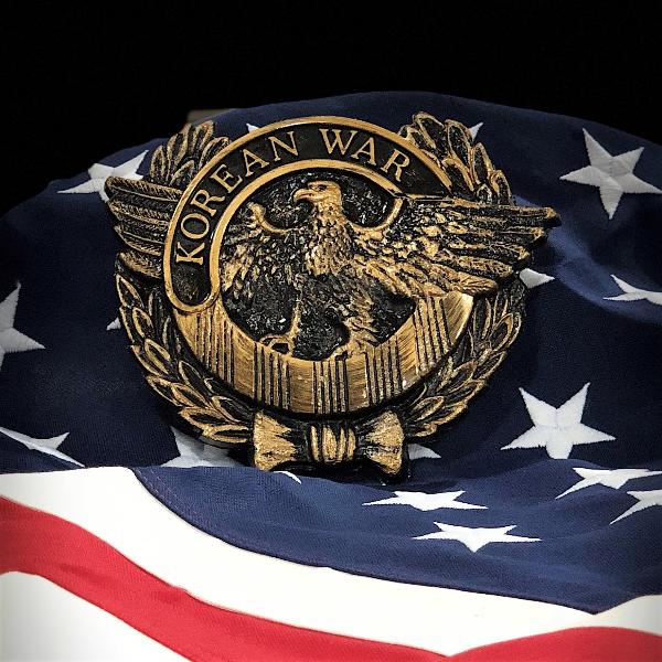 Korean War Veteran Grave Marker & Flag Holder with Aluminum Ground Spike | Made in USA - Tampa Home & Garden Store