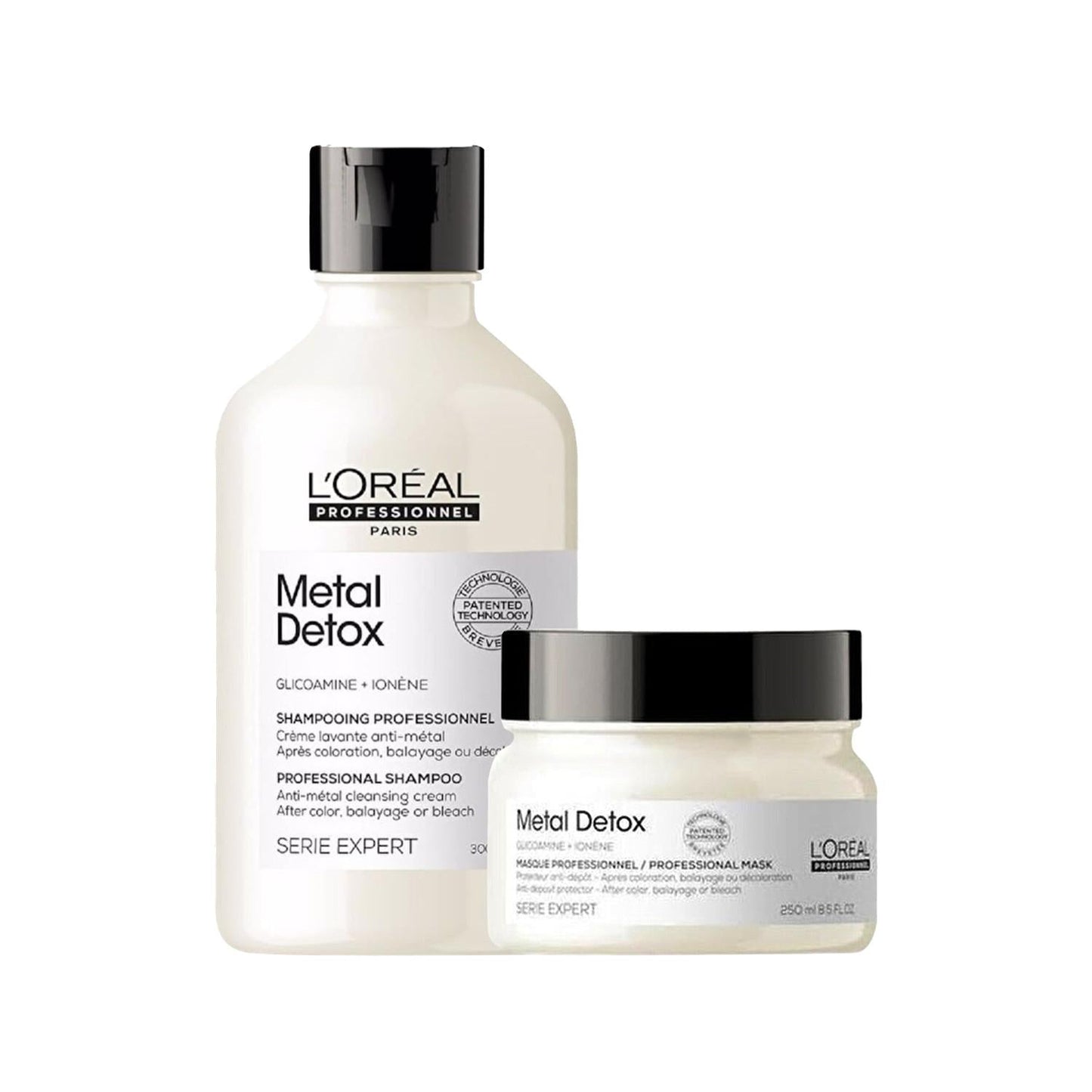 L'Oreal Professionnel Metal Detox set with detox shampoo and mask, 2-piece bundle on Tampa Home & Garden Store