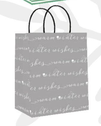 Kraft Large Christmas Gift Bag - Warm Winter Wishes - Tampa Home & Garden Store