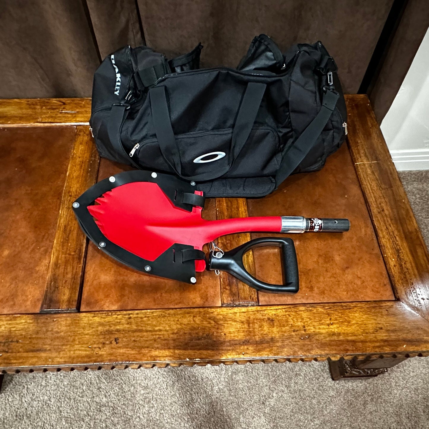 Krazy Beaver Mini Shovel  with guard(Textured Red Head / Black Handle # 45642) - Tampa soil911.com