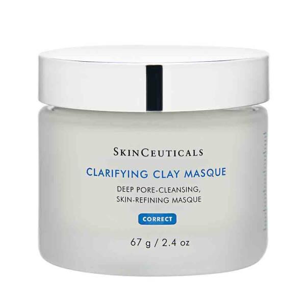 SkinCeuticals Clarifying Clay Masque jar, white container, deep pore cleansing face mask on Tampa Home & Garden Store