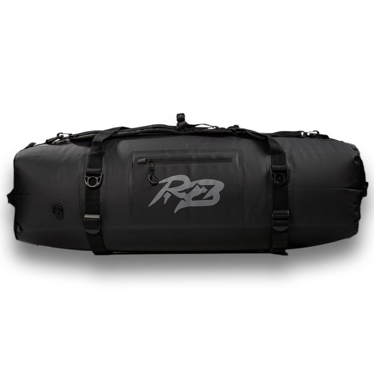 Ridge Bag Large Outdoor Duffel in black with multiple straps and Ridge Belts logo on Tampa Home & Garden Store