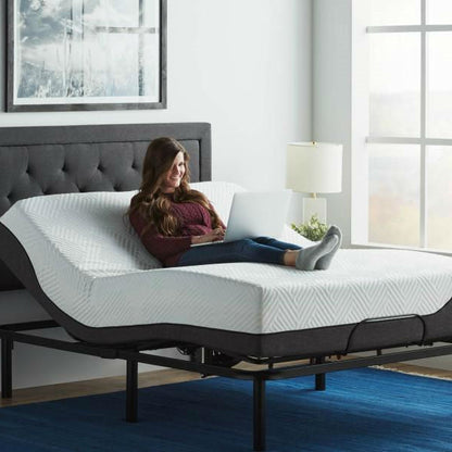 Base de cama ajustable de acero Twin XL con control remoto