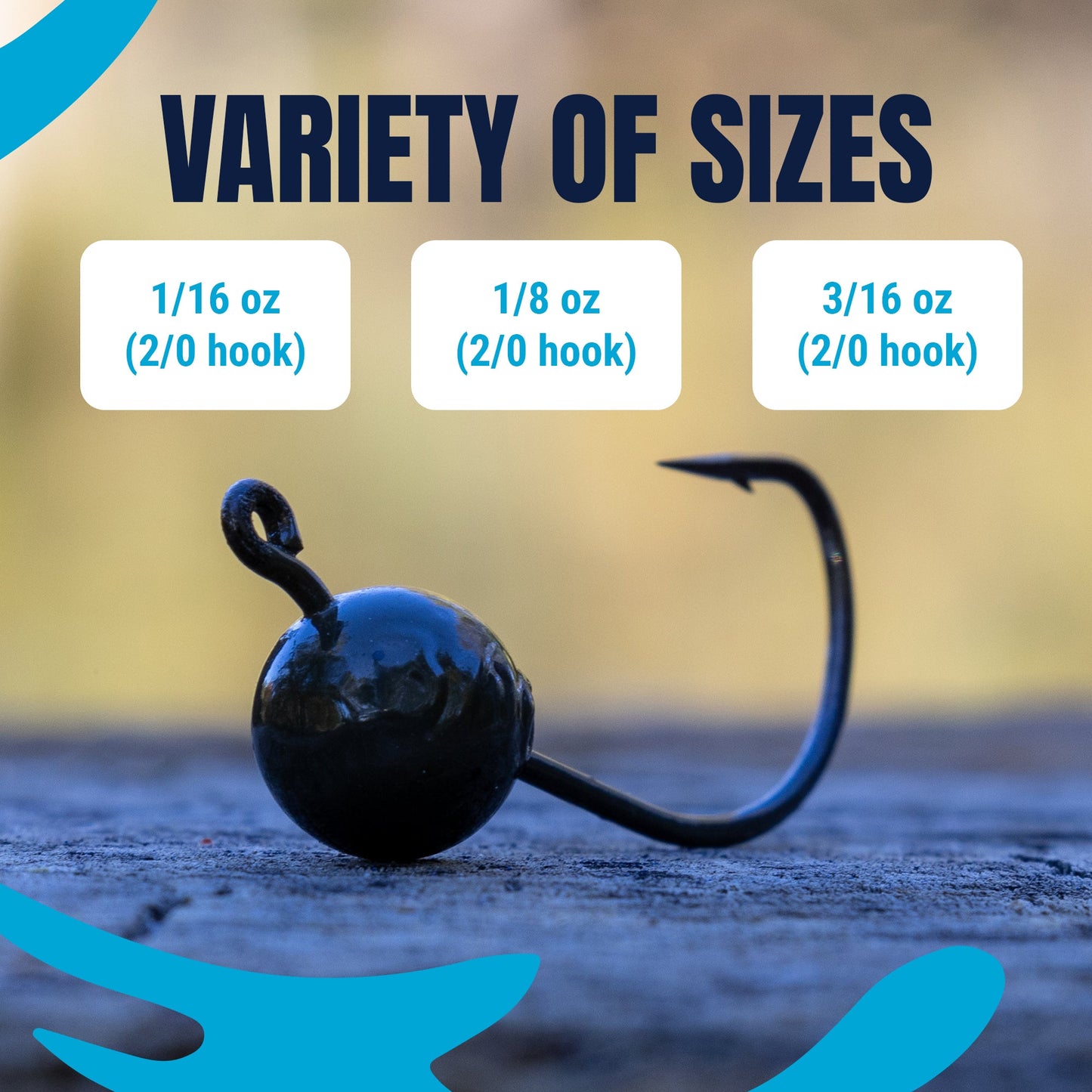 Leurres plombés Wacky Jigs Reaction Tackle - Paquet de 10 - Ultra pointus - Neufs 
