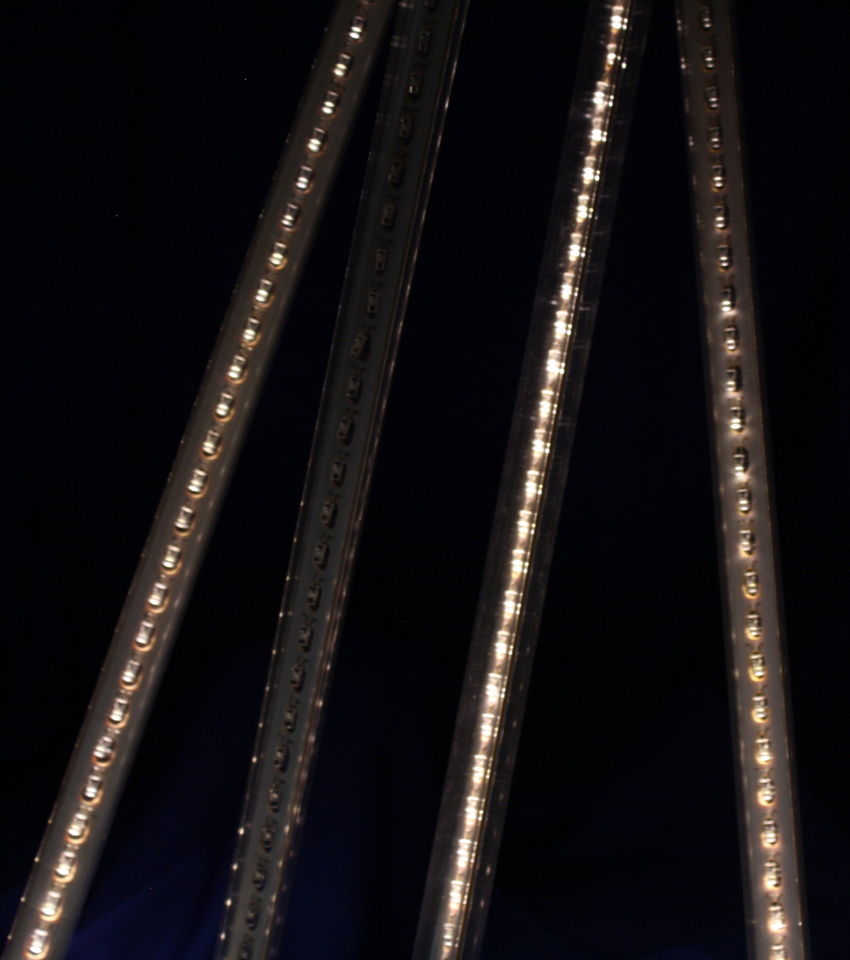 LED Cascade Icicle Light - Warm White/White wire 4 Lights - Tampa Home & Garden Store