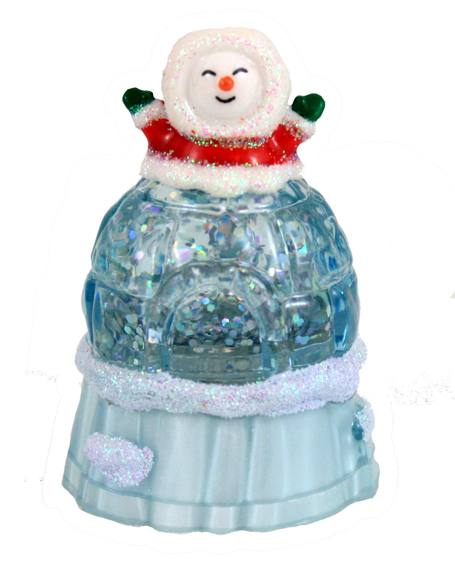 LED Igloo Snowglobe - Eskimo - Tampa Home & Garden Store