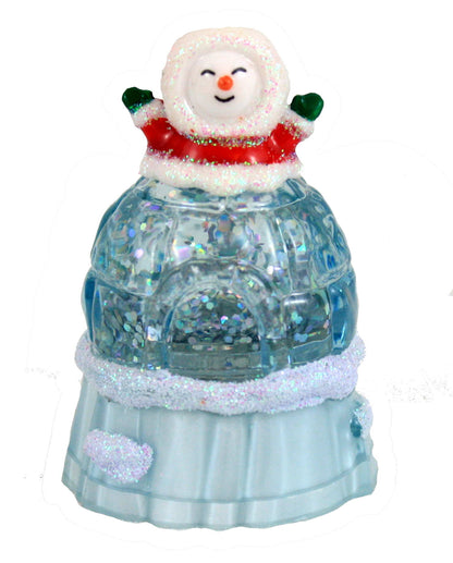LED Igloo Snowglobe - Eskimo - Tampa Home & Garden Store