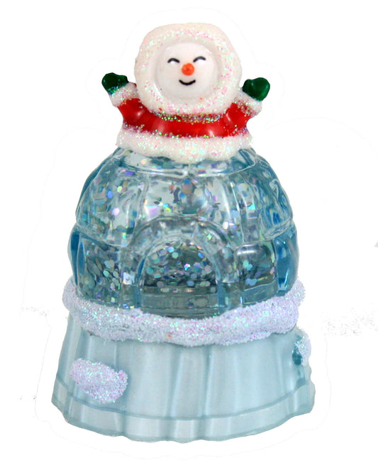 LED Igloo Snowglobe - Eskimo - Tampa Home & Garden Store