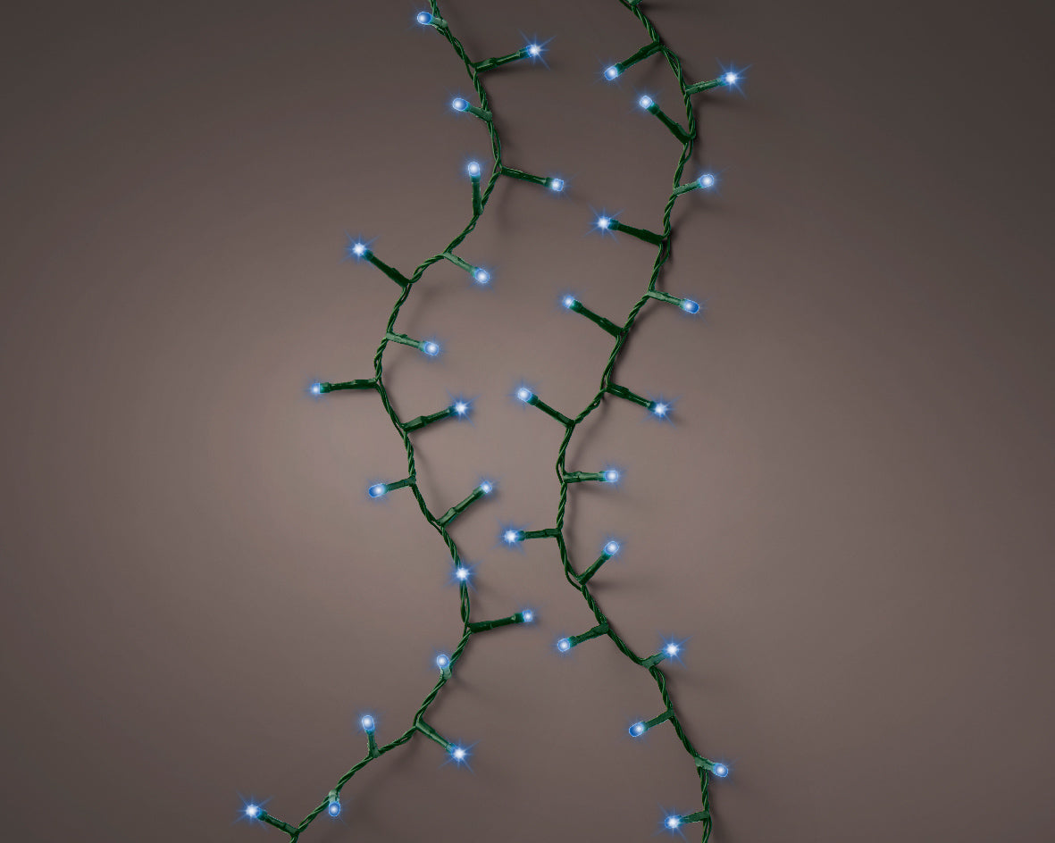 LED Rice Twinkle Stringlight - 1000 Lights - Blue - Green Wire - Tampa Home & Garden Store