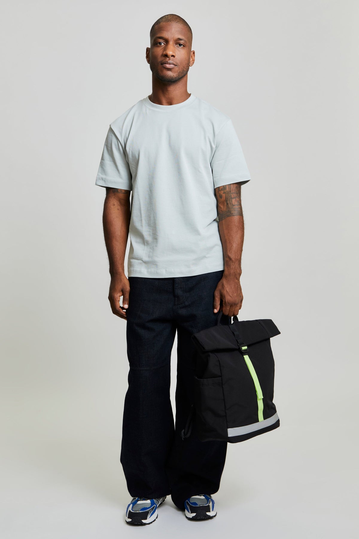 Lars Roll Laptop Backpack Black Lime Vandra by Lefrik USA, backpack with lime accents on Tampa Home & Garden Store