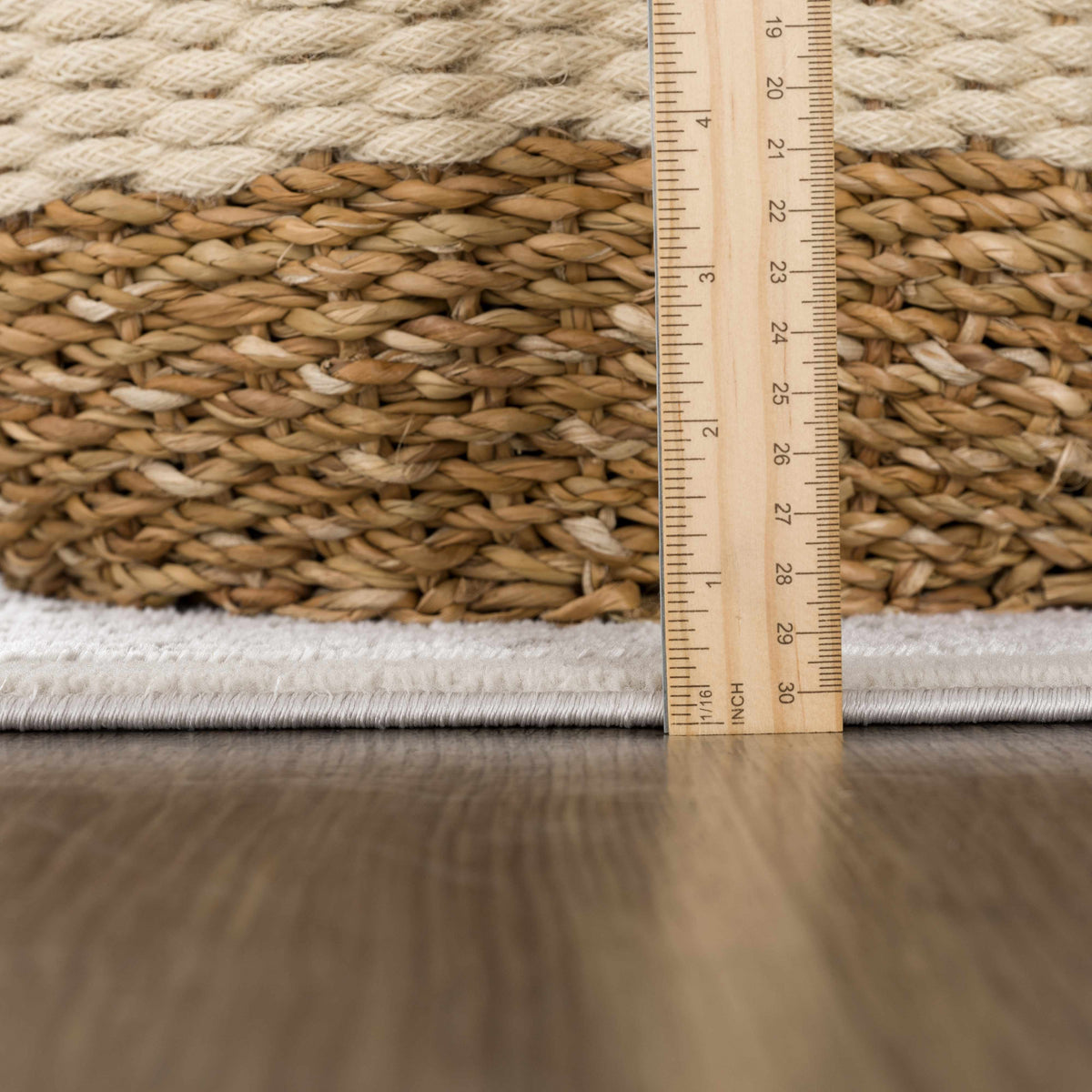 Damla Area Rug Boutique Rugs natural jute braided weave clearance on Tampa Home & Garden Store