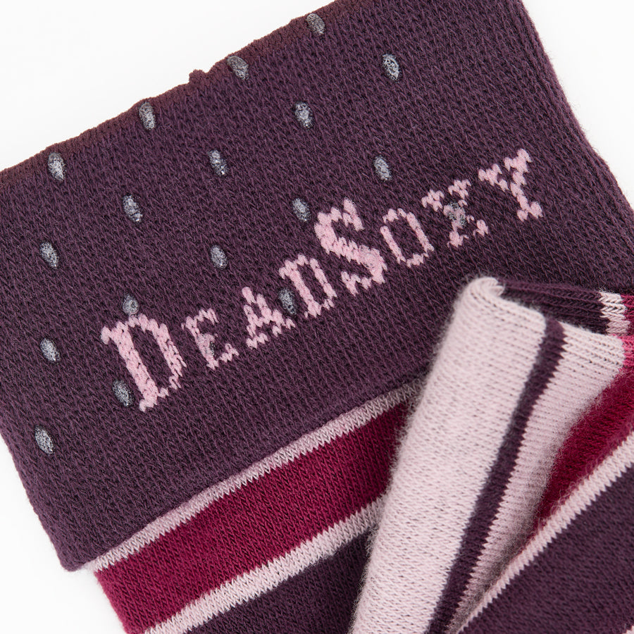 Leon Ultra Soft Maroon and Navy Dress Socks