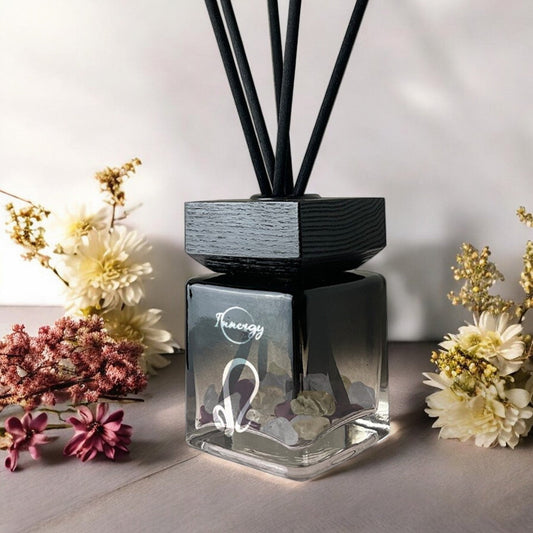 Diffuseur d'huiles essentielles à bâtonnets Leo Zodiac, parfum Brume d'Averse de Soleil, 100 ml
