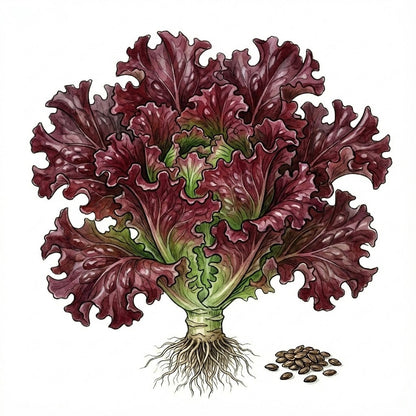 LETTUCE Seeds, Red Salad Bowl - Tampa Home & Garden Store