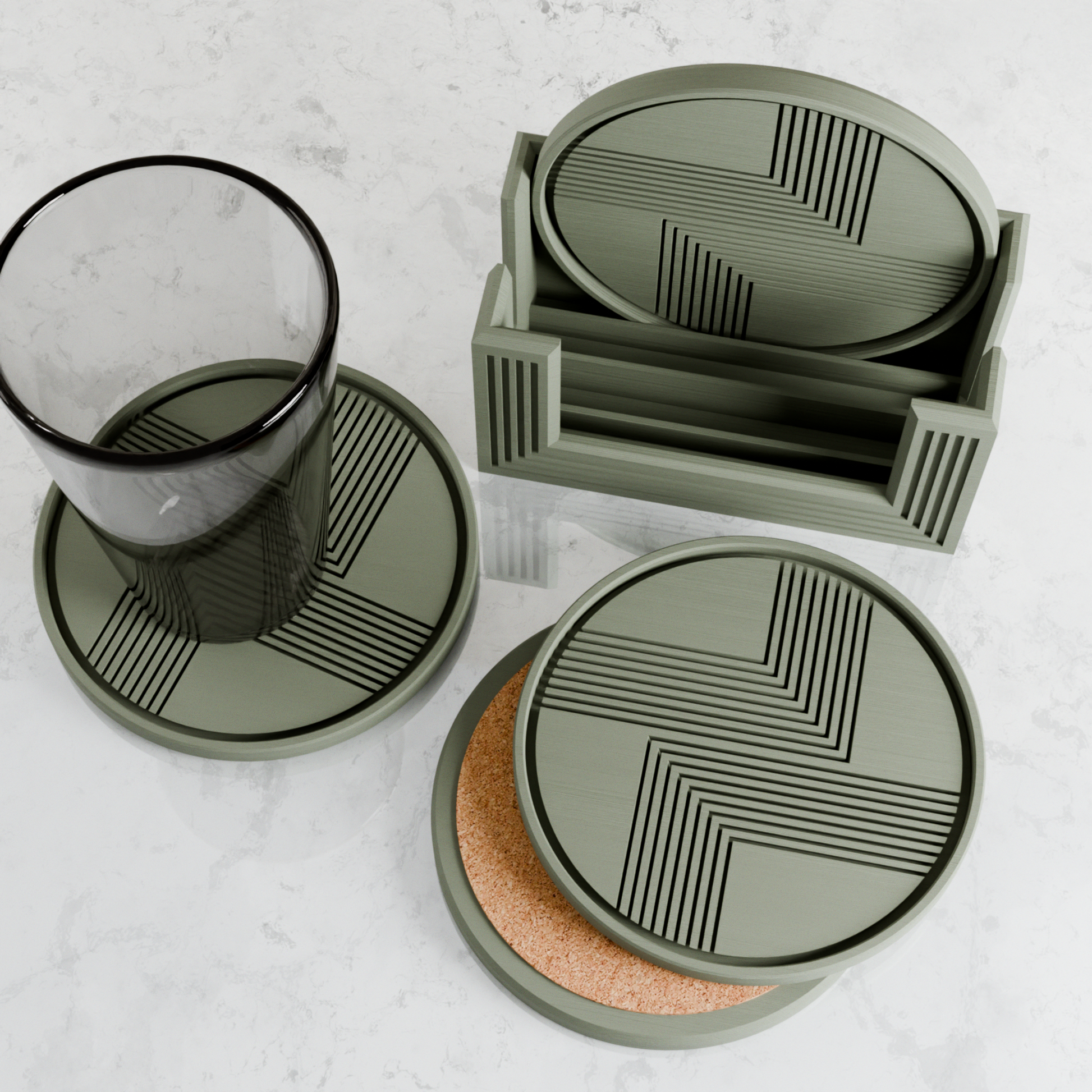 LINED Coaster - Tampa Home & Garden Store
