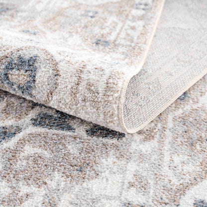 Dobry Boutique Washable Rug, beige multi-tone plush rug with soft pile and folded edge, Boutique Rugs on Tampa Home & Garden Store