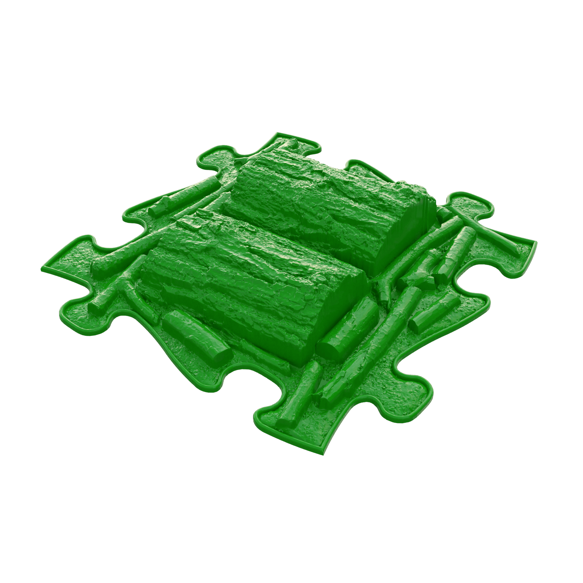Green interlocking foam puzzle play mats for kids by TINNITOTS on Tampa Home & Garden Store