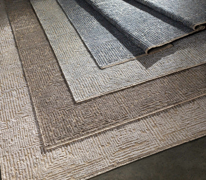 Struie Area Rug gray textured geometric pattern Boutique Rugs clearance rolled rugs on Tampa Home & Garden Store