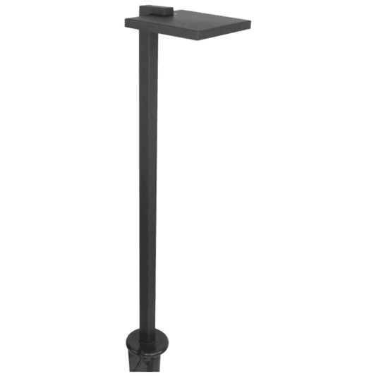 LP002 12V 3W LED Shallow Shade Mid Century Square Top Bollard Path Light - Tampa Home & Garden Store