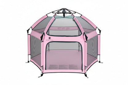 Pop 'N Go Playpen pink play yard with mesh sides by The California Beach Company LLC on Tampa Home & Garden Store