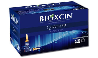 Bioxcin Quantum Bio-Activ Serum blue packaging box with vial image on Tampa Home & Garden Store