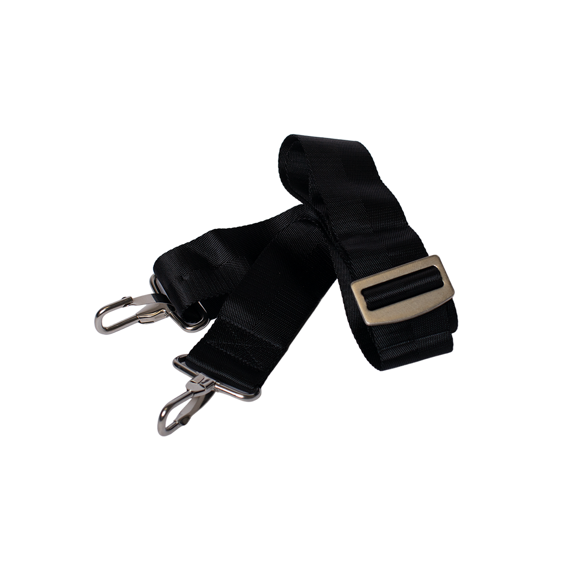 Lifting strap by GRIP TECH TOOLS, black nylon strap with metal hooks and brass buckle on Tampa Home & Garden Store