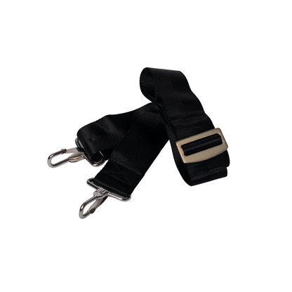Lifting strap by GRIP TECH TOOLS, black nylon strap with metal hooks and brass buckle on Tampa Home & Garden Store